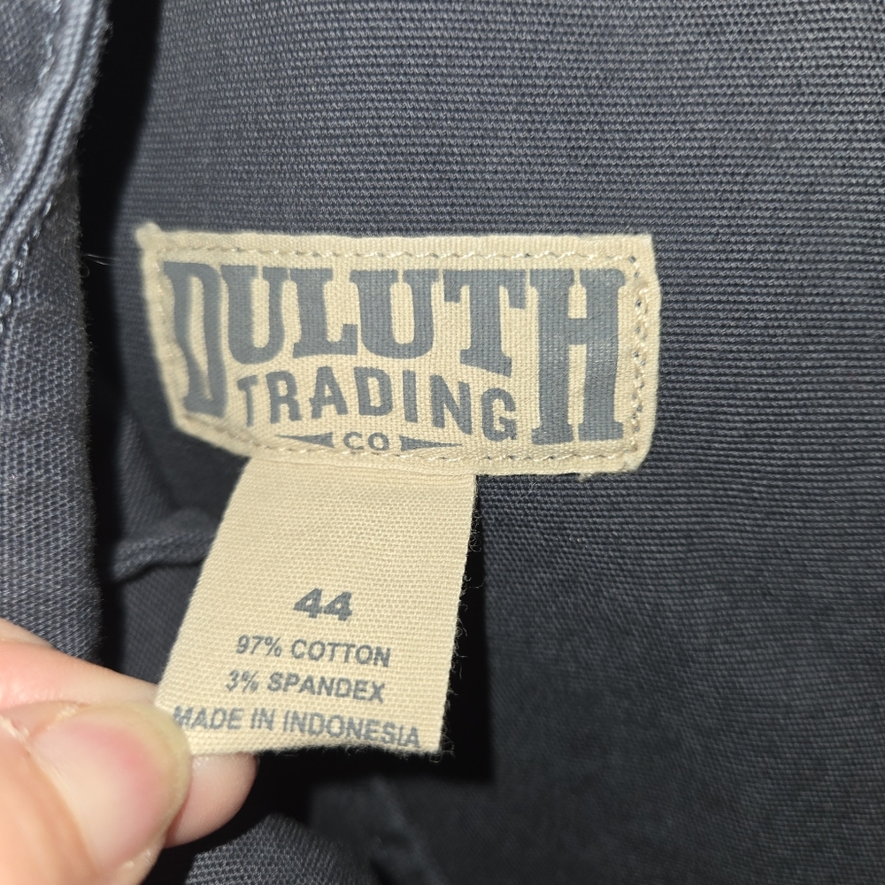 Mens Duluth Trading Co Flex Fire Hose Cargo Shorts Size 44 Navy - Picture 5 of 8